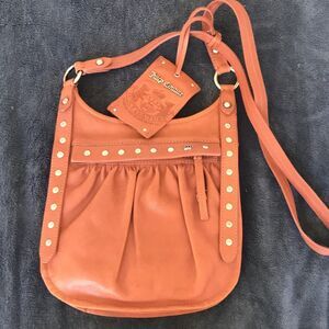 vintage Juicy Couture saddle evelyne crossbody bag with studs